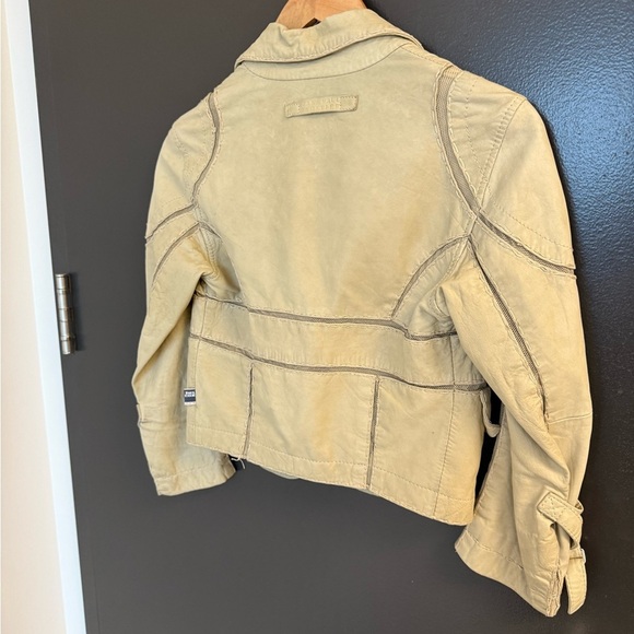 Jean Paul Gaultier size 42 (M) GUC needs a dry cleaning Beige/Tan/green? Jacket - Picture 11 of 16